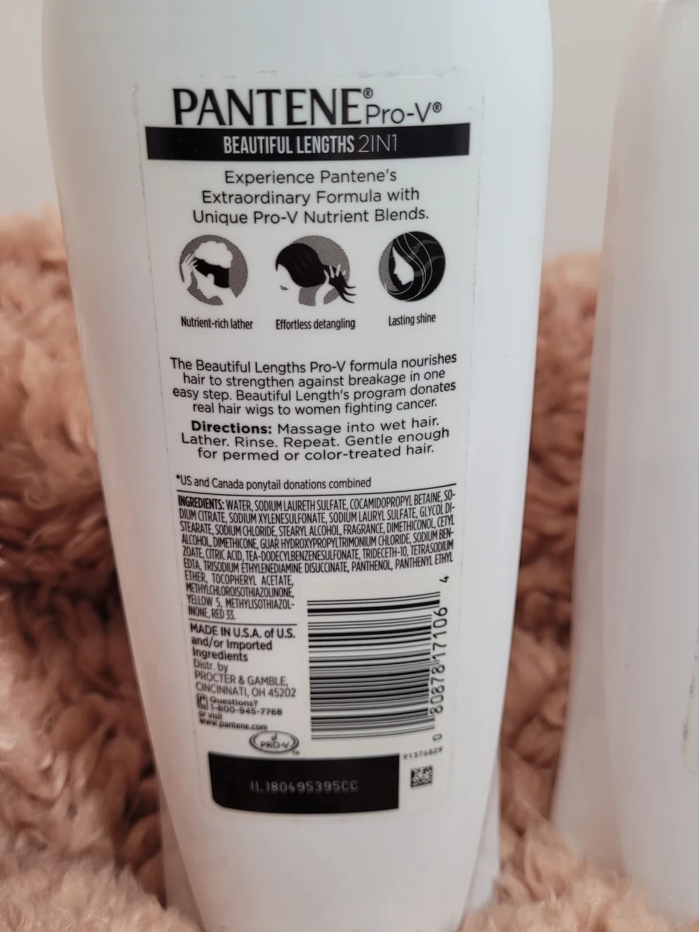 2 NEW Vintage Pantene Pro-V Beautiful Lengths 2 in 1 Shampoo Conditioner HTF